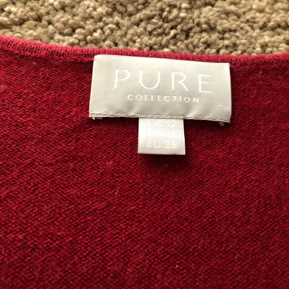 PURE 100% cashmere🎉🎉SALE NO OFFERS 🎉🎉v neck - Picture 6 of 7